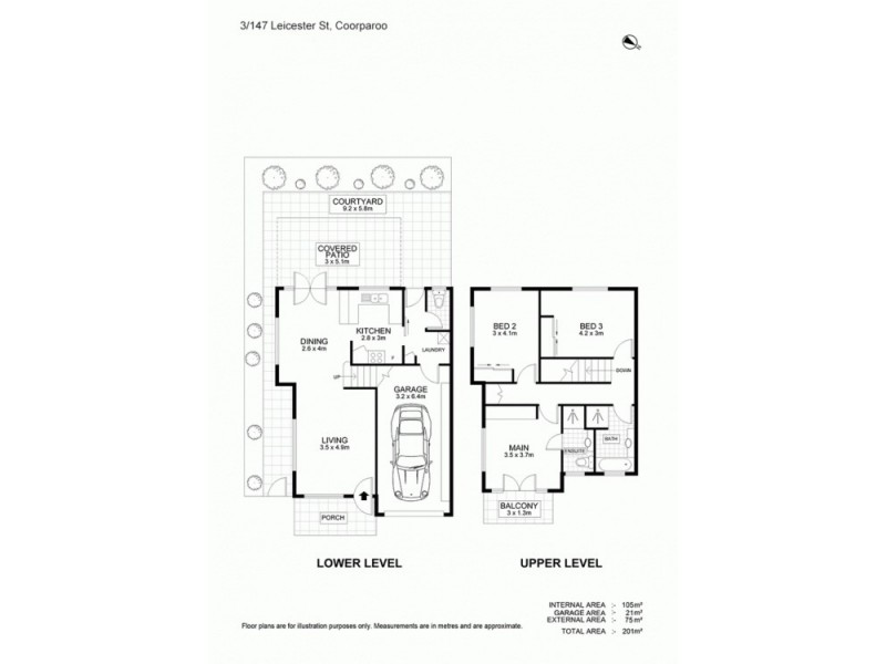3/47 Leicester Street, Coorparoo QLD 4151 Floorplan