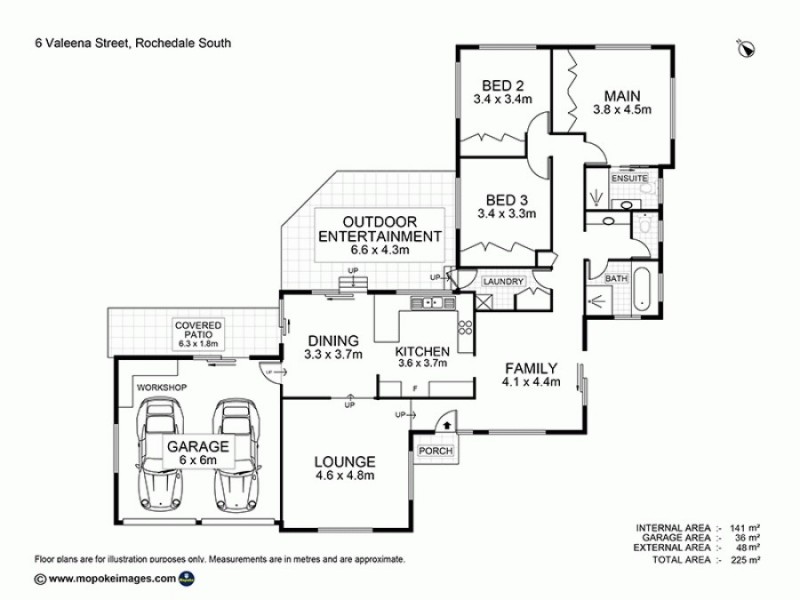 6 Valeena Street, Rochedale South QLD 4123 Floorplan