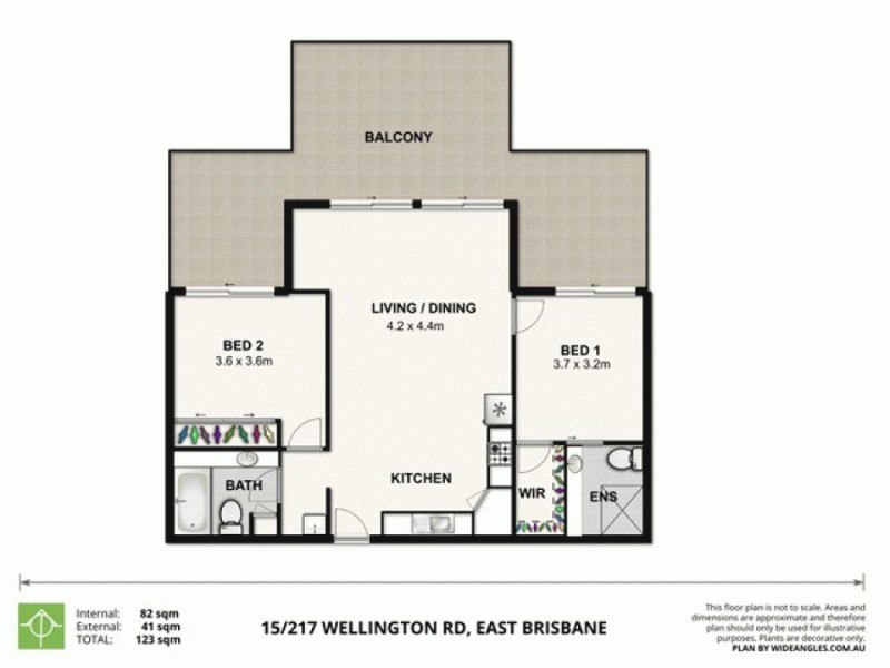 15/215 Wellington Rd, East Brisbane QLD 4169 Floorplan