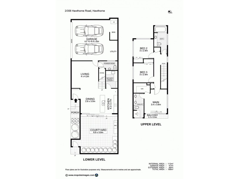 2 / 358 Hawthorne Rd, Hawthorne QLD 4171 Floorplan