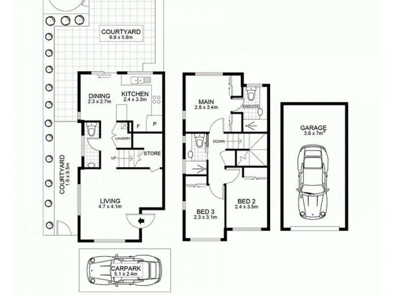 4 / 925 Stanley Street East, East Brisbane QLD 4169 Floorplan