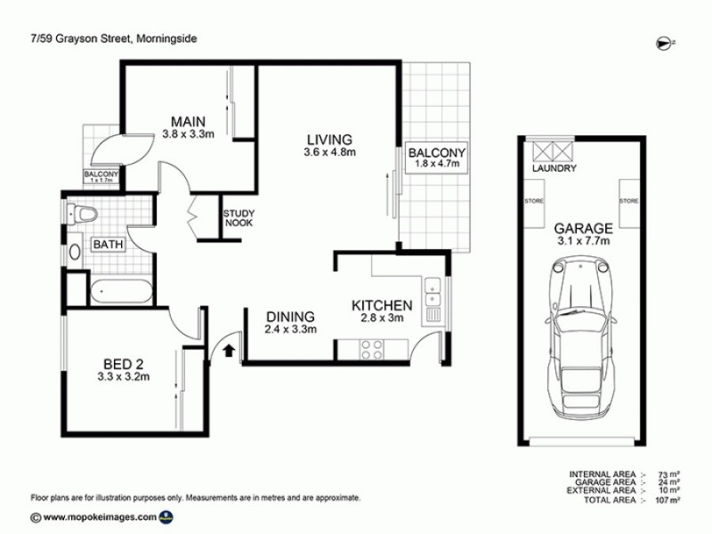 7 / 59 Grayson Street, Morningside QLD 4170 Floorplan