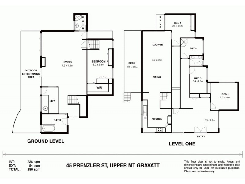 45 Prenzler St, Upper Mount Gravatt QLD 4122 Floorplan