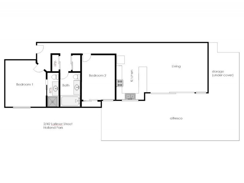 2 / 42 Latimer Street, Holland Park QLD 4121 Floorplan
