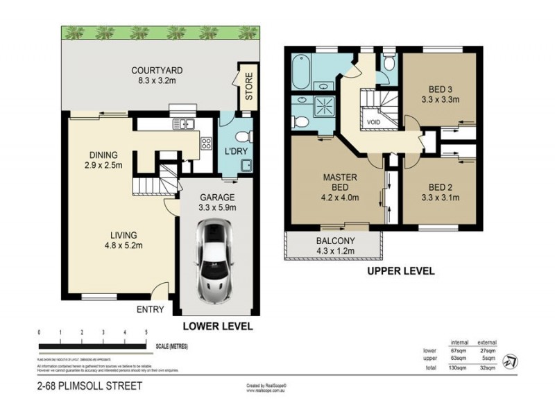 2/68 Plimsoll Street, Greenslopes QLD 4120 Floorplan