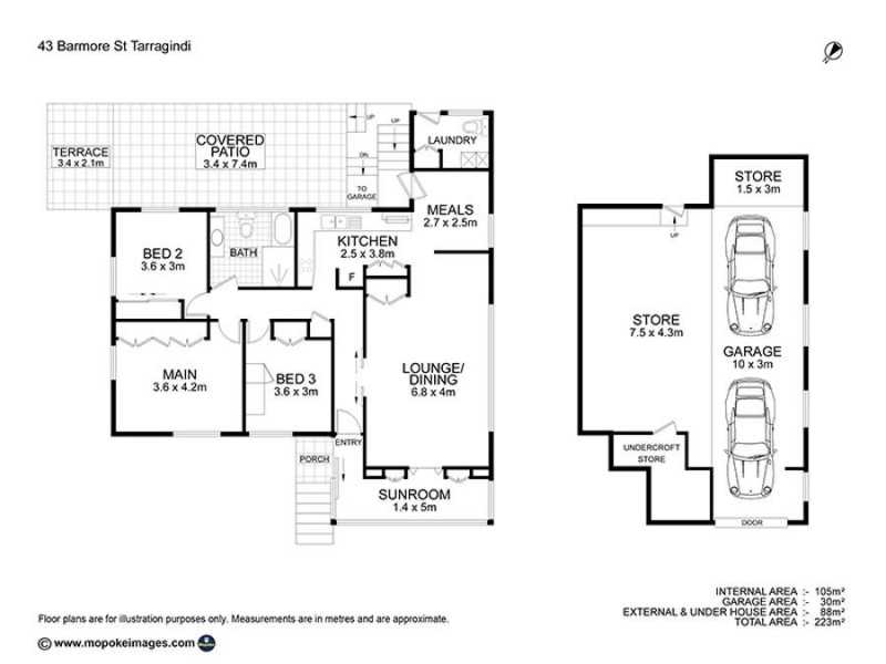43 Barmore St, Tarragindi QLD 4121 Floorplan