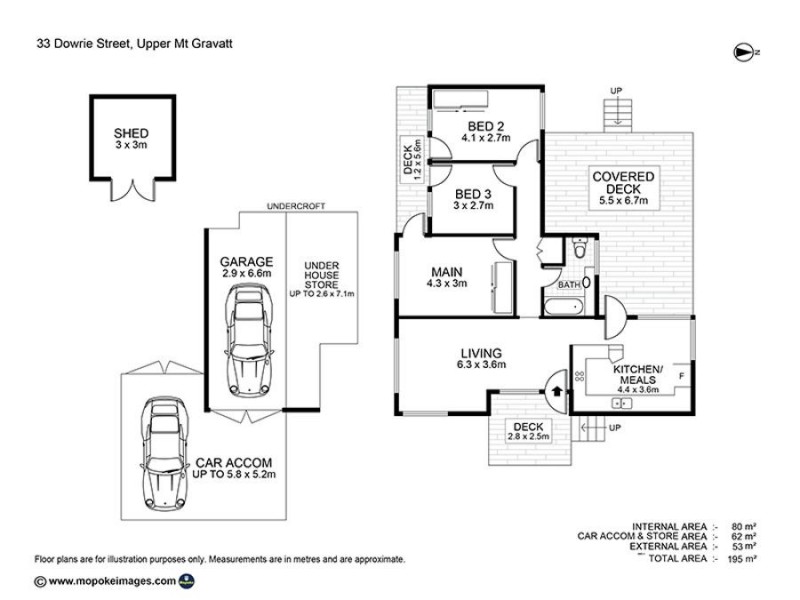 33 Dowrie St, Upper Mount Gravatt QLD 4122 Floorplan
