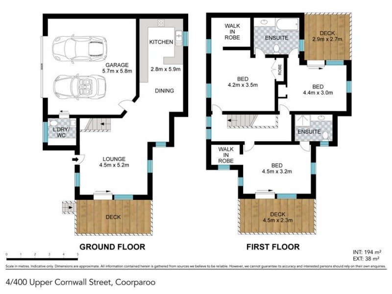 4/400 Upper Cornwall Street, Coorparoo QLD 4151 Floorplan