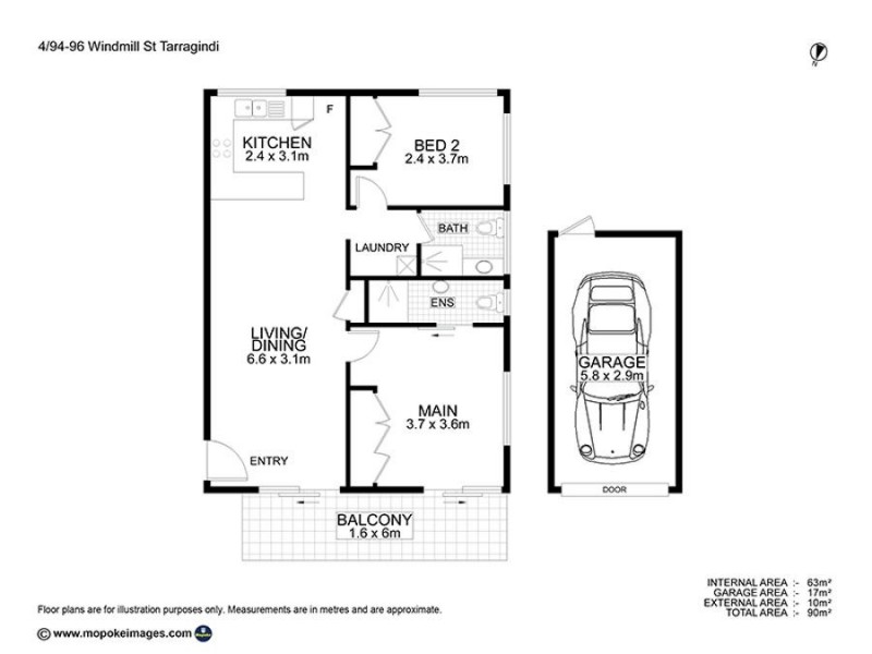 4 / 96 Windmill Street, Tarragindi QLD 4121 Floorplan
