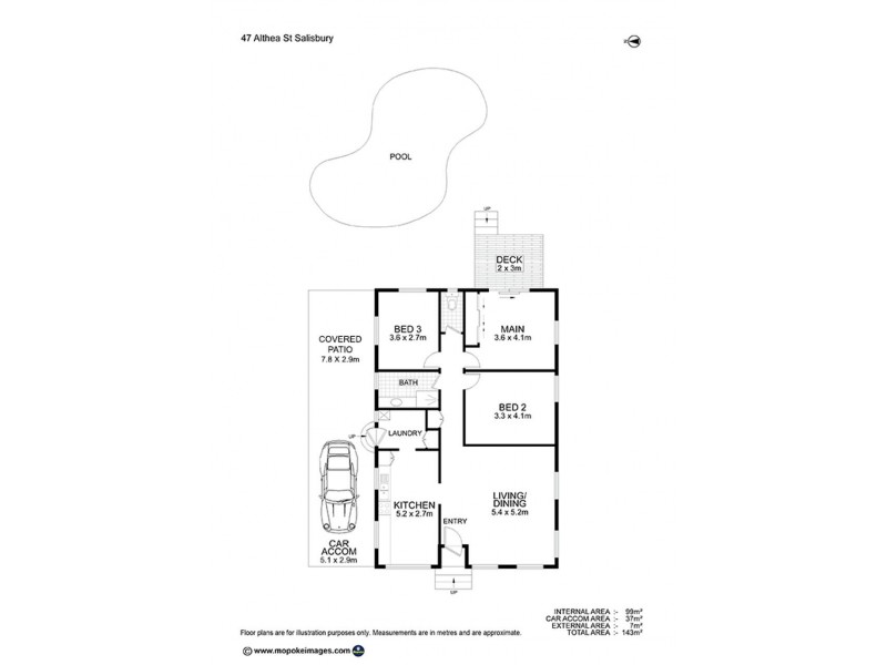 47 Althea Street, Salisbury QLD 4107 Floorplan