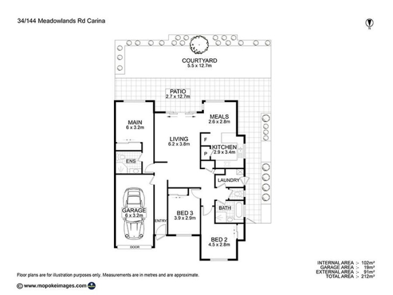34 / 144 Meadowlands Road, Carina QLD 4152 Floorplan
