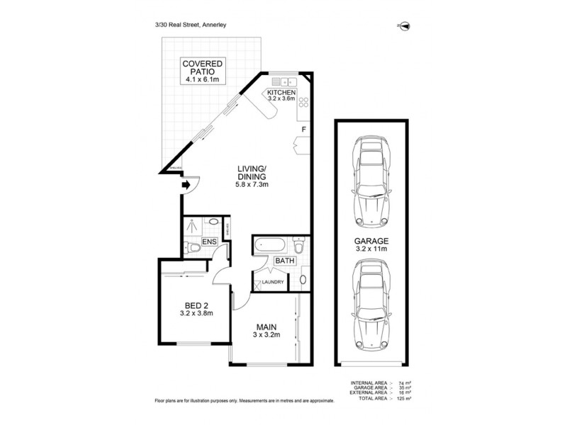 3/30 Real St, Annerley QLD 4103 Floorplan
