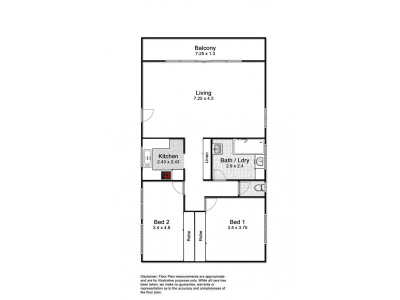 7/277 Cavendish Road, Coorparoo QLD 4151 Floorplan