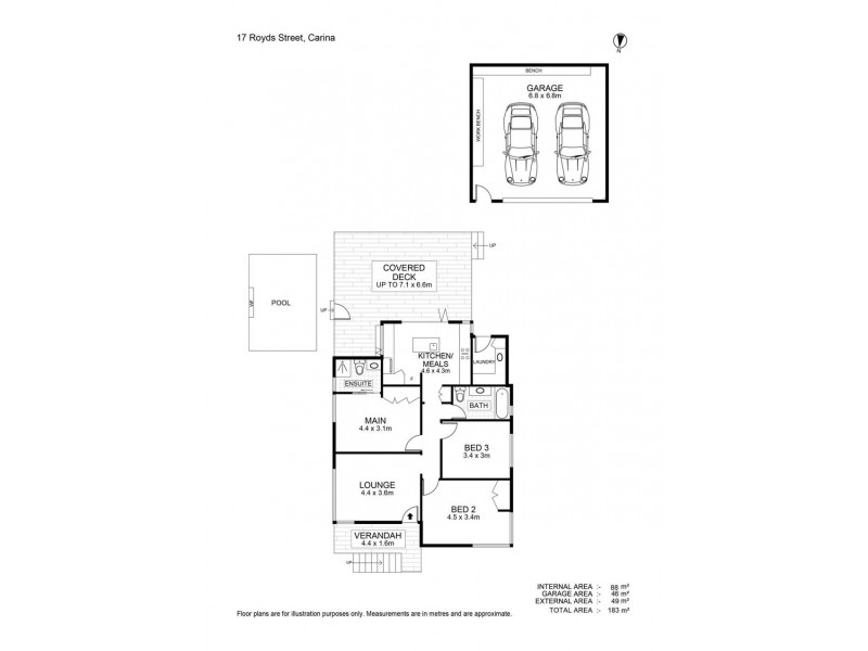 17 Royds Street, Carina QLD 4152 Floorplan