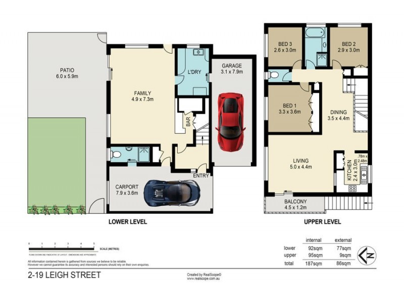 2/19 Leigh Street, Coorparoo QLD 4151 Floorplan