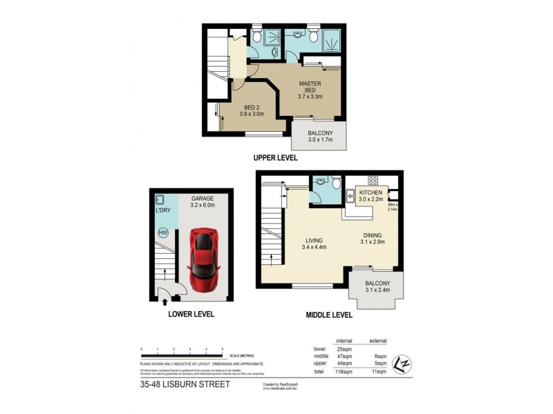 35/48 Lisburn Street, East Brisbane QLD 4169 Floorplan