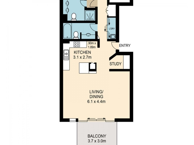 39/11 Kitchener Street, Coorparoo QLD 4151 Floorplan
