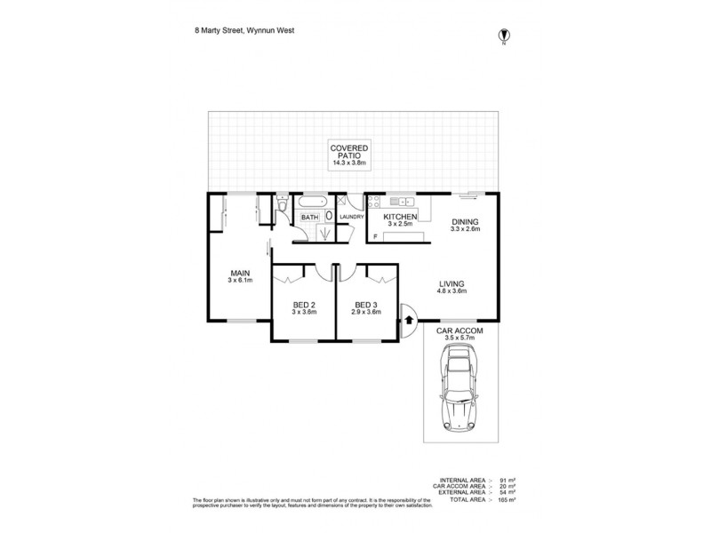 8 Marty st, Wynnum West QLD 4178 Floorplan