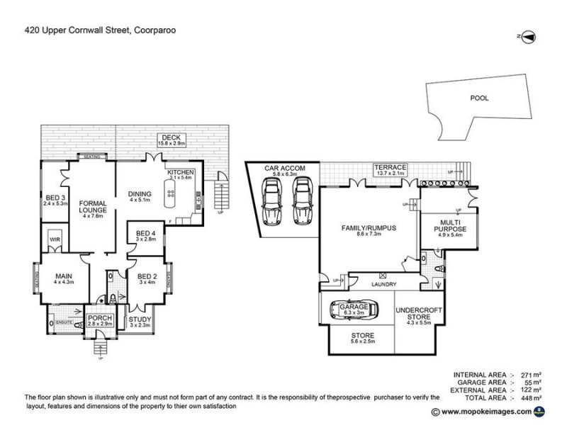 420 Upper Cornwall St, Coorparoo QLD 4151 Floorplan