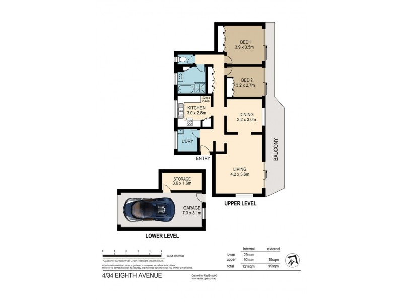 4/34 Eighth Avenue, Coorparoo QLD 4151 Floorplan