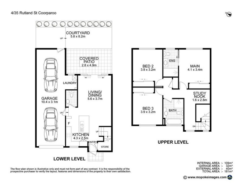 4/35 Rutland st, Coorparoo QLD 4151 Floorplan