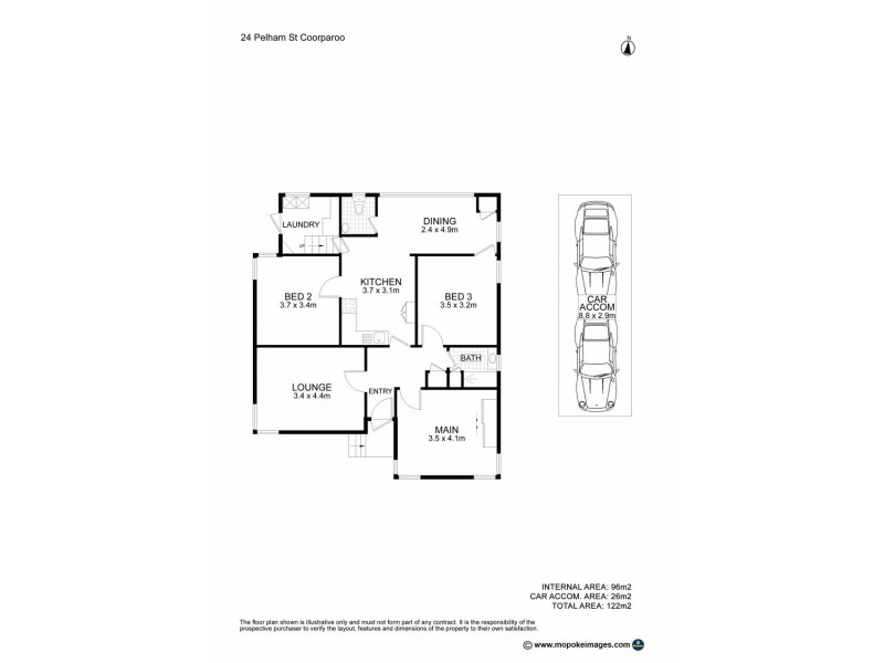 24 Pelham Street, Coorparoo QLD 4151 Floorplan