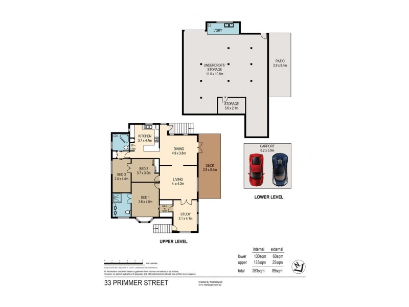 33 Primmer Street, Coorparoo QLD 4151 Floorplan