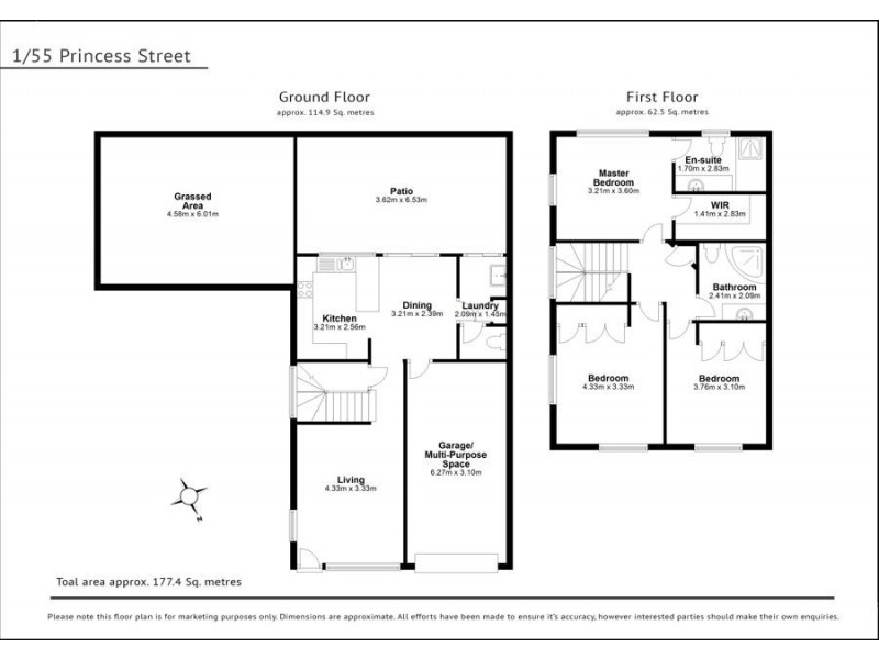 1 / 55 Princess Street, Camp Hill QLD 4152 Floorplan