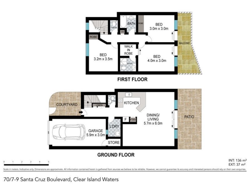 70/7 to 9 Santa Cruz Boulevard, Clear Island Waters QLD 4226 Floorplan