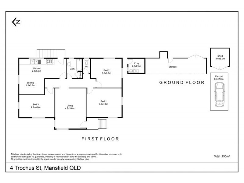 4 Trochus Street, Mansfield QLD 4122 Floorplan