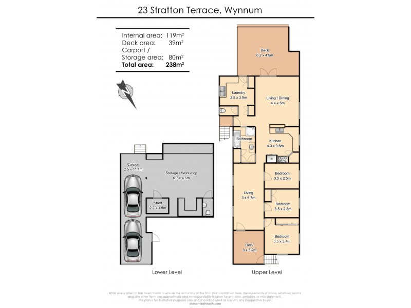 23 Stratton Terrace, Wynnum QLD 4178 Floorplan