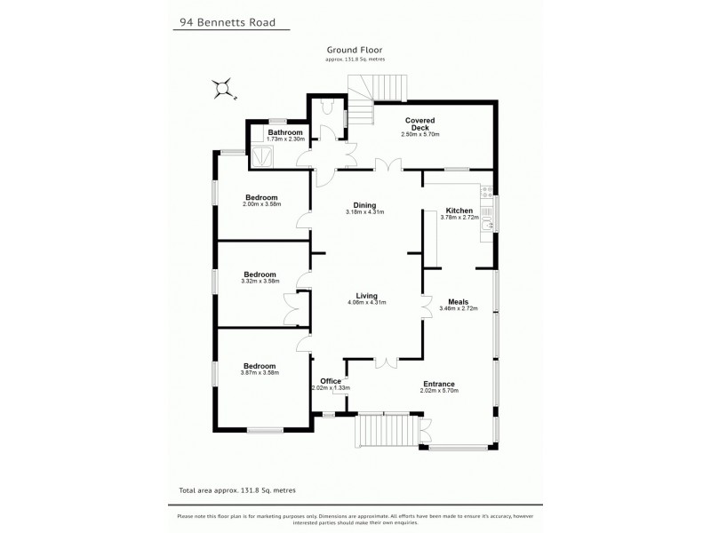 94 Bennetts Rd, Camp Hill QLD 4152 Floorplan