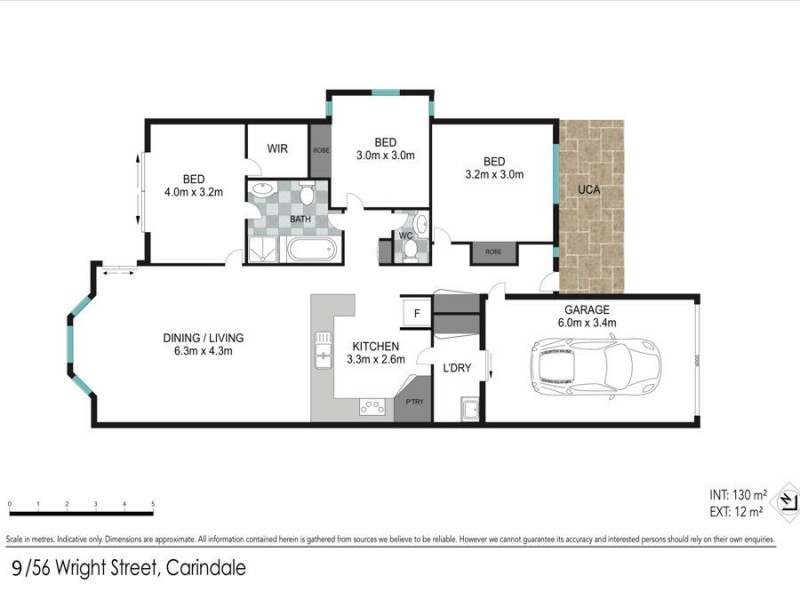 9/56 Wright Street, Carindale QLD 4152 Floorplan
