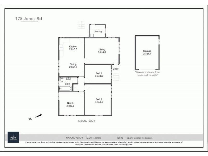 178 Jones Road, Carina Heights QLD 4152 Floorplan