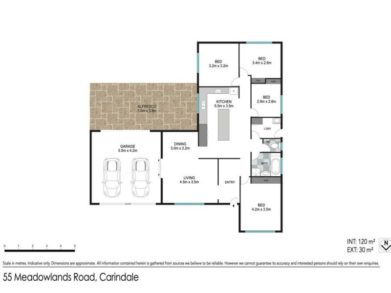 55 Meadowlands Road, Carindale QLD 4152 Floorplan