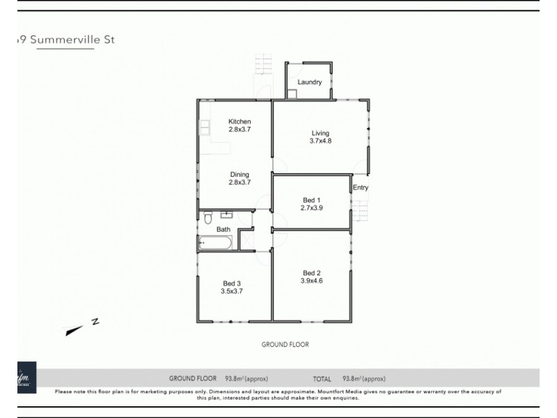 69 Summerville St, Carina Heights QLD 4152 Floorplan