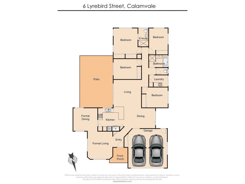6 Lyrebird Street, Calamvale QLD 4116 Floorplan
