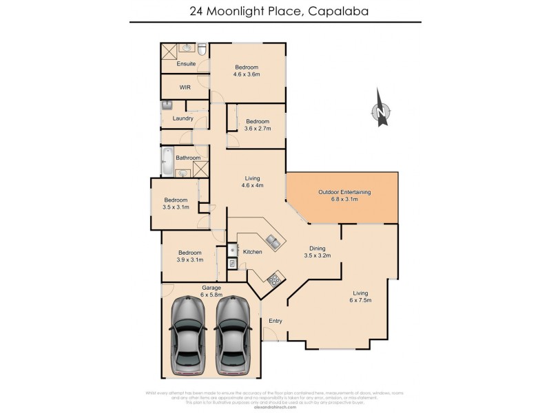 24 Moonlight Place, Capalaba QLD 4157 Floorplan
