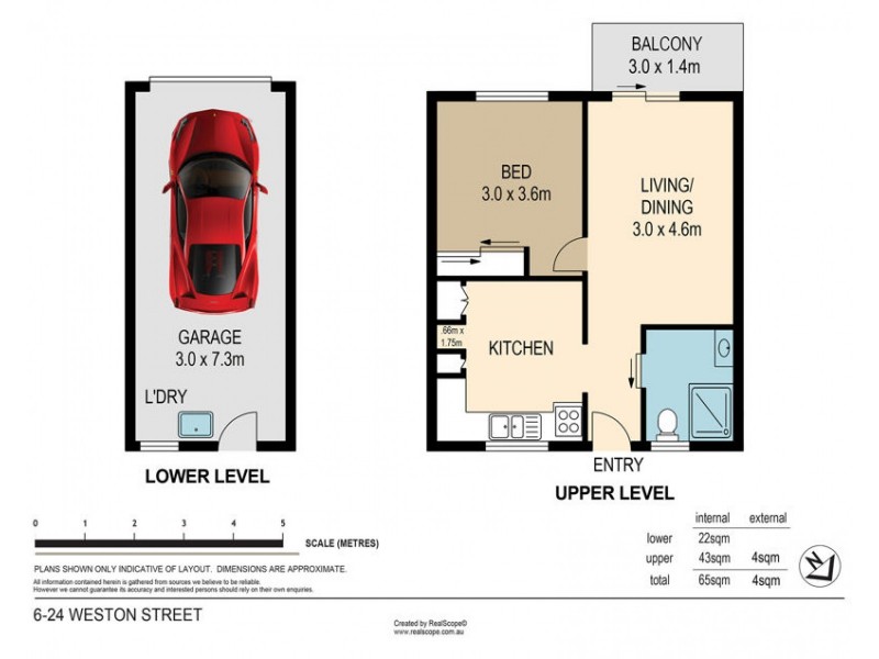 6/24 Weston Street, Coorparoo QLD 4151 Floorplan