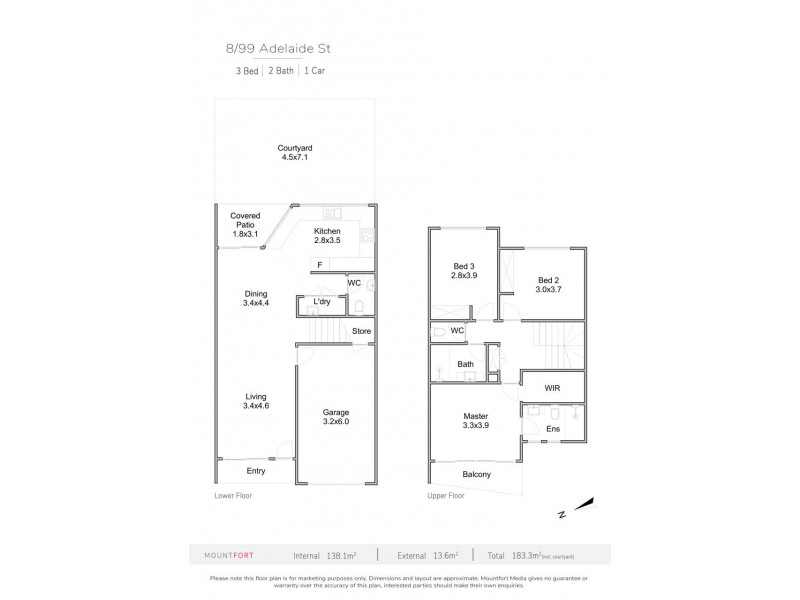 8/99 Adelaide Street, Carina QLD 4152 Floorplan