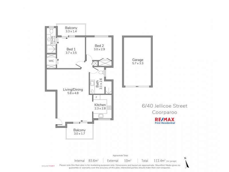 6 / 40 Jellicoe Street, Coorparoo QLD 4151 Floorplan
