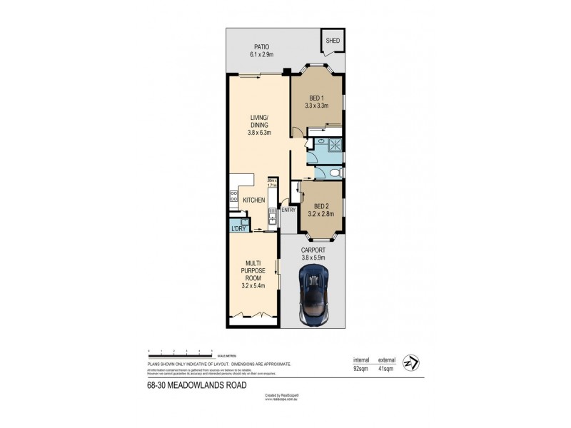 68/30 Meadowlands Road, Carina QLD 4152 Floorplan