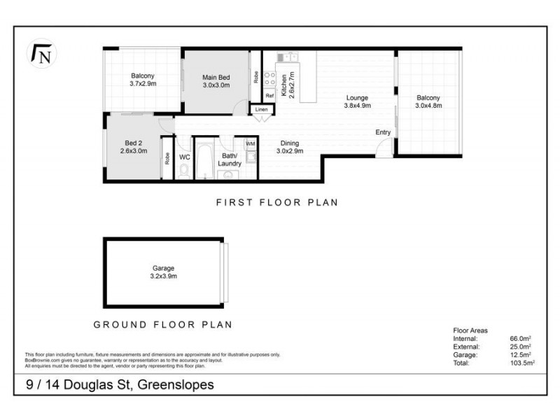 9 / 14 Douglas Street, Greenslopes QLD 4120 Floorplan