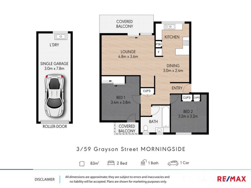 3 / 59 Grayson Street, Morningside QLD 4170 Floorplan