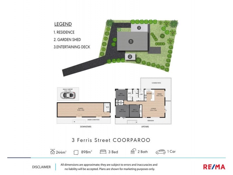 3 Ferris Street, Coorparoo QLD 4151 Floorplan