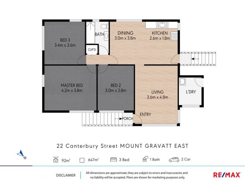 22 Canterbury Street, Mount Gravatt East QLD 4122 Floorplan