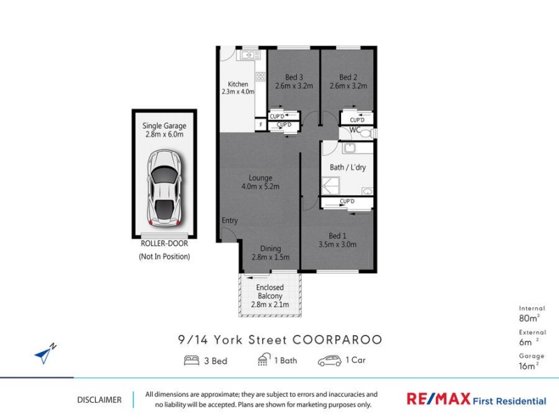9 / 14 York Street, Coorparoo QLD 4151 Floorplan