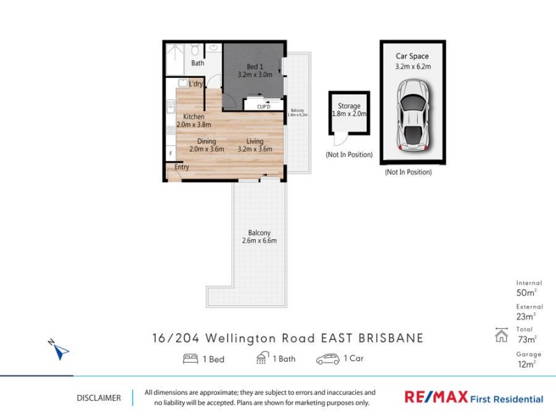 16 / 204 Wellington Road, East Brisbane QLD 4169 Floorplan