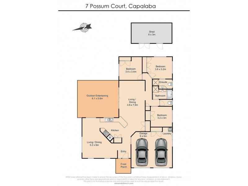7 Possum Court, Capalaba QLD 4157 Floorplan