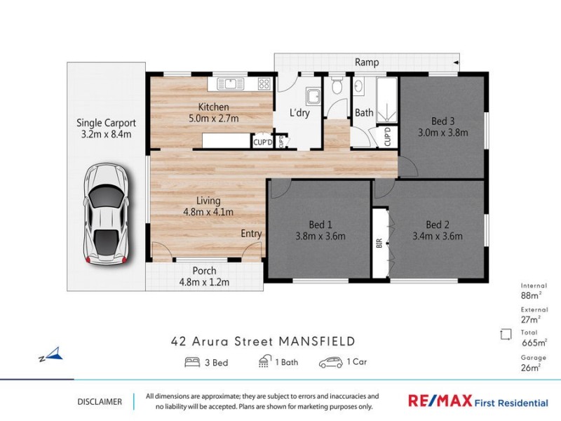 42 Arura Street, Mansfield QLD 4122 Floorplan